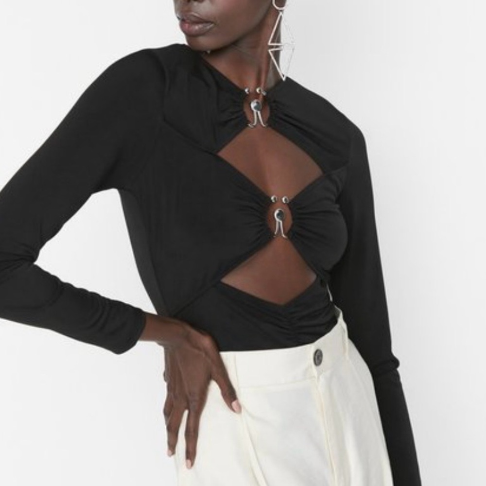 Cut out and Metal Bodysuit